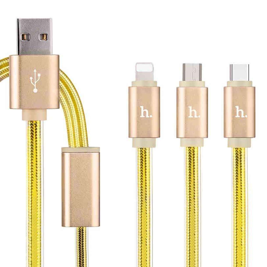 CÁP SẠC ĐA NĂNG 3 ĐẦU HOCO UPL12