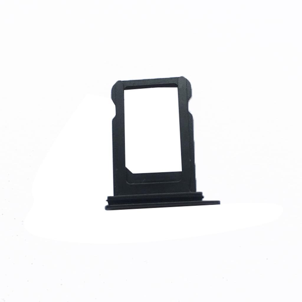 2 Pcs SIM Card Tray Slot Holder Repair Part Replacement for Apple iPhone X White+Black