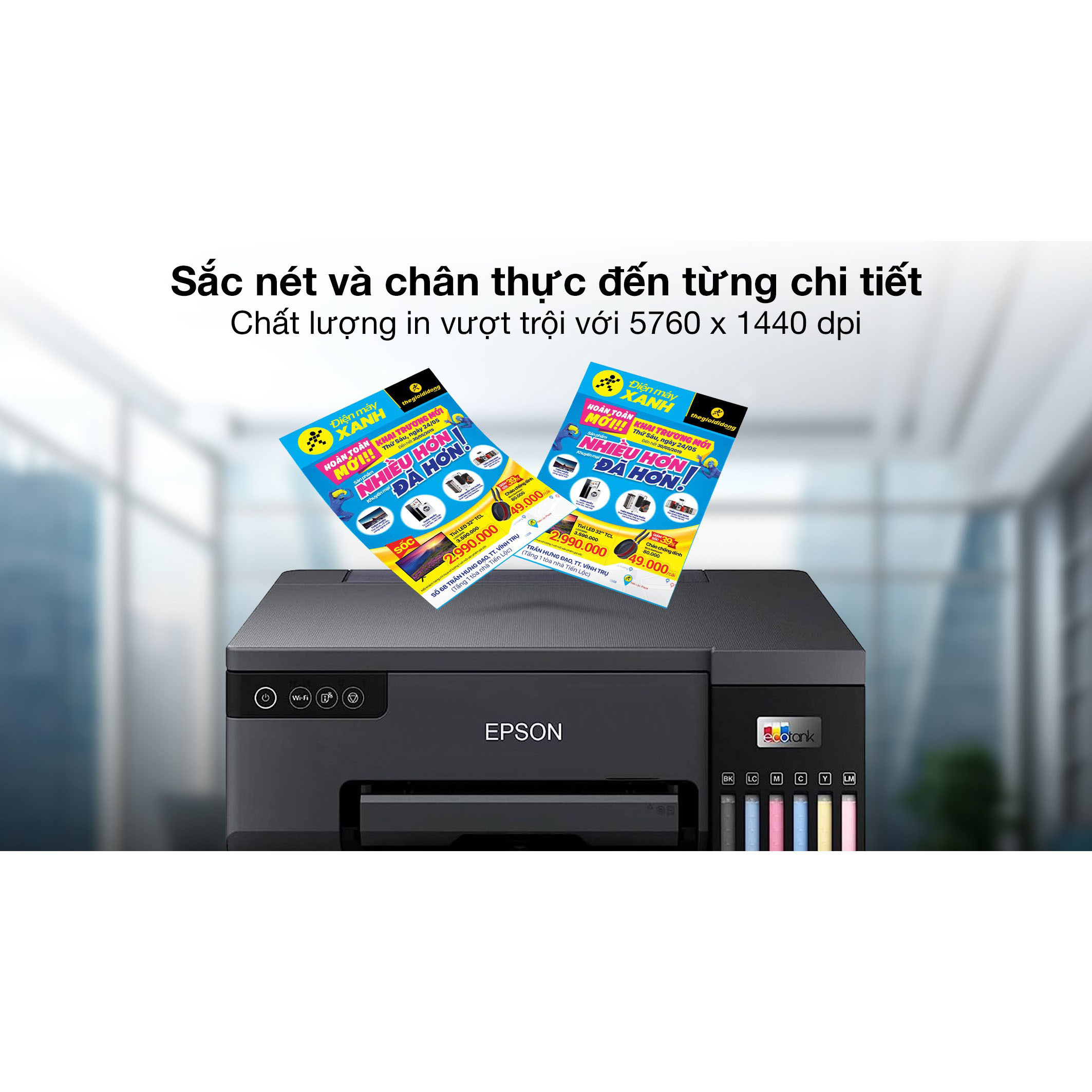 Máy In phun màu Epson L8050 Wifi - Hàng Chính Hãng