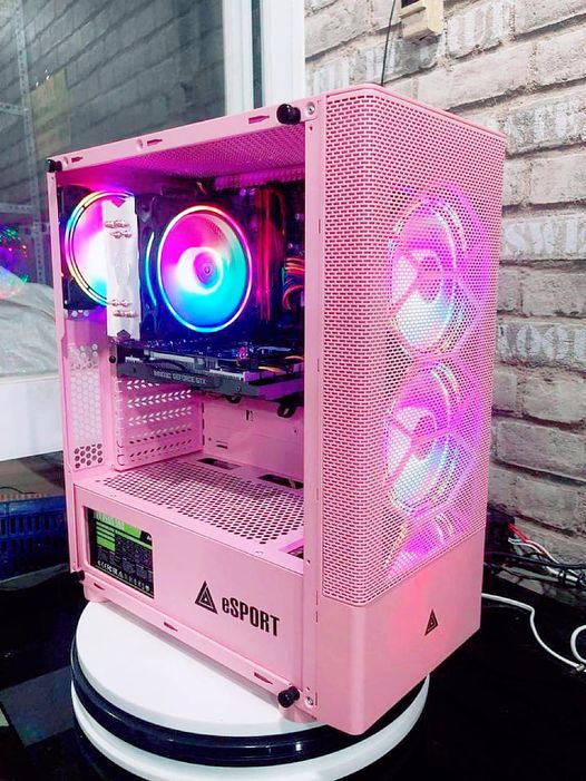 Vỏ Case Gaming VSP B86 Pink (Màu Hồng) - Hàng Chính Hãng