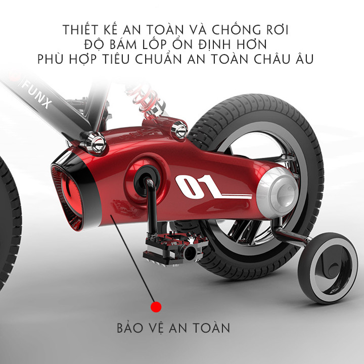 XE ĐẠP TRẺ EM -GIAO MÀU NGẪU NHIÊN