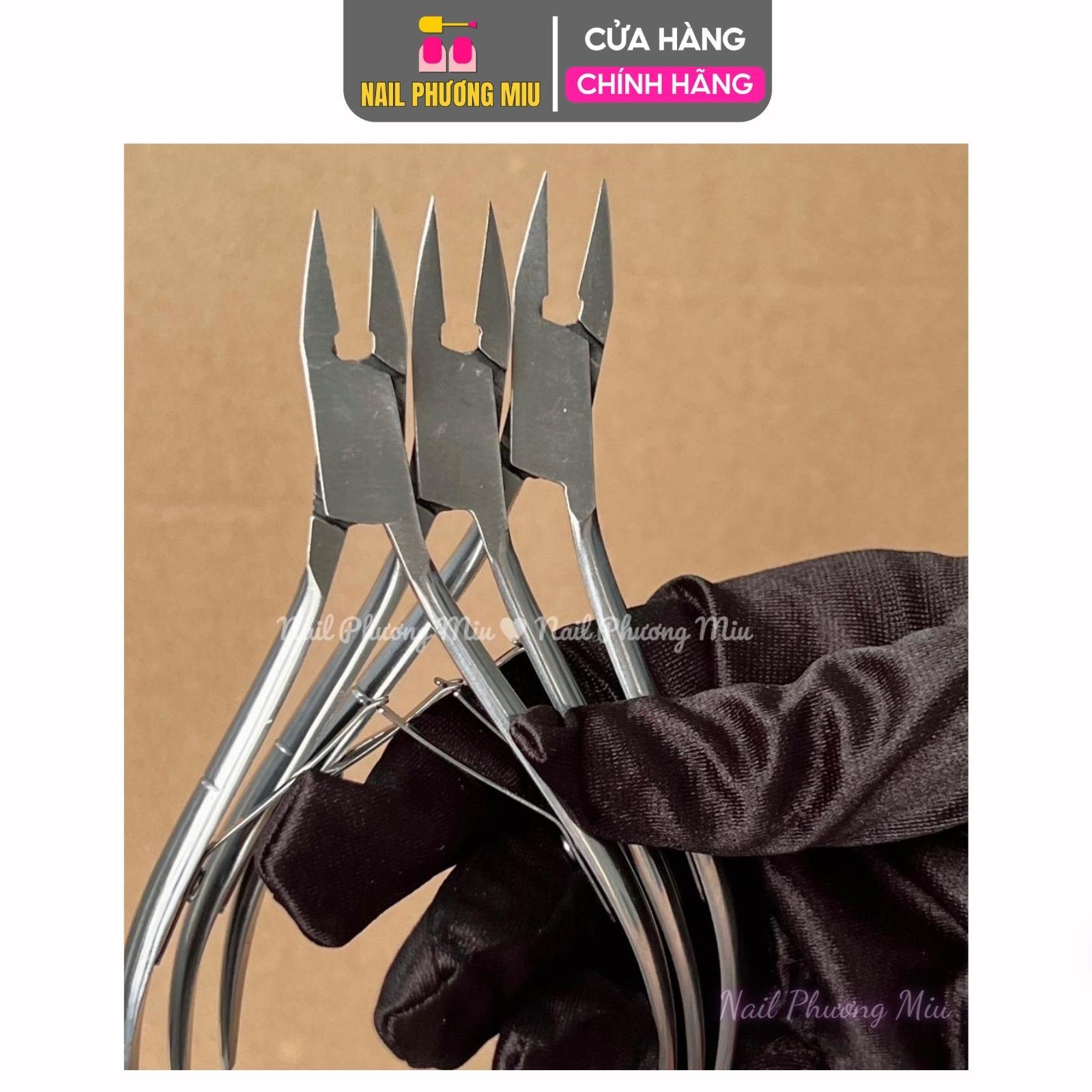 Kìm Lấy Khoé 2 Trong 1 Inox VinSall Làm Nail, Kềm Lấy Khoé Mũi Dài 1,5cm Inox Cao Cấp Nail Phương Miu