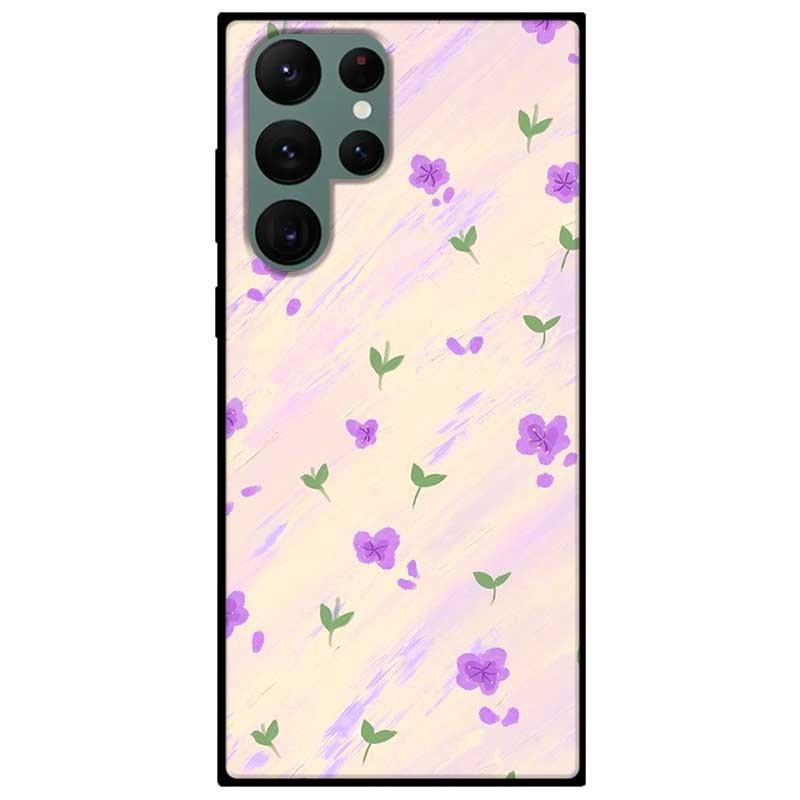 Ốp lưng dành cho Samsung S22 - S22 Plus - S22 Ultra - Hoa Tím 1