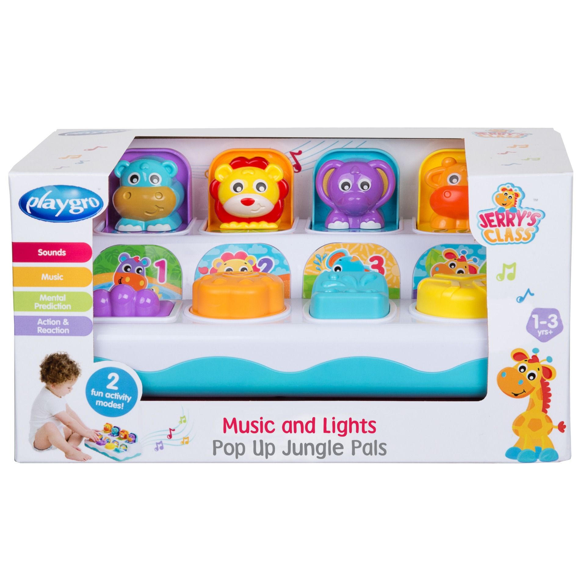 Đồ Chơi Những Người Bạn Rừng Xanh Phát Nhạc Có Đèn Playgro, Cho Bé Từ 12 Tháng