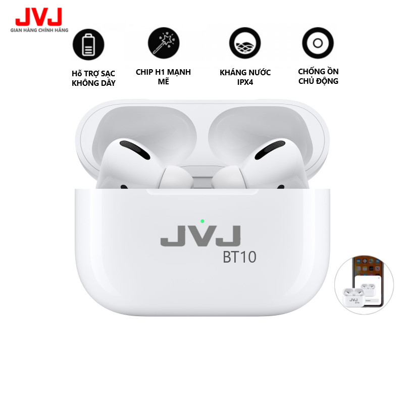 Tai Nghe Bluetooth JVJ BT10 Không Dây cao cấp - Hàng Chính hãng