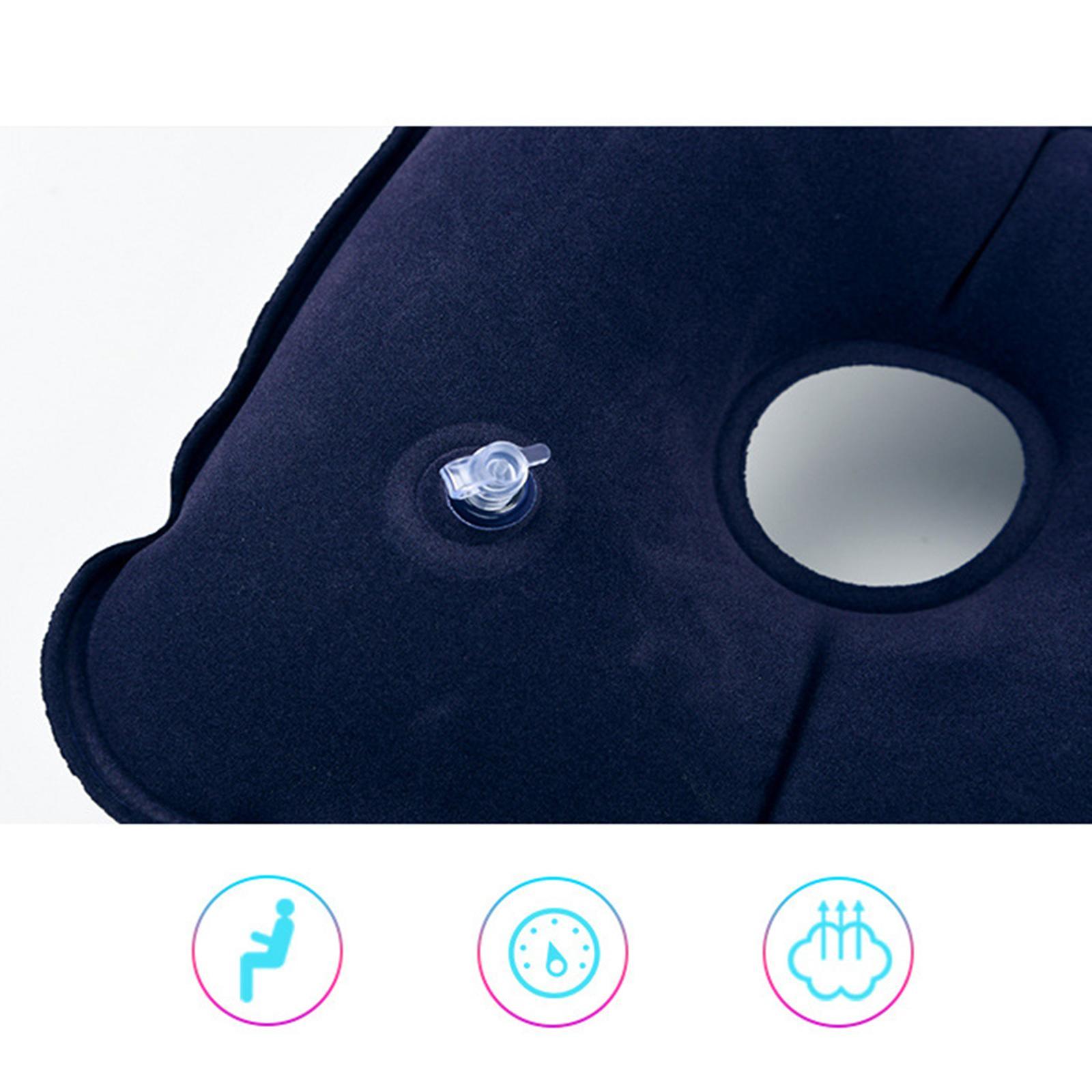 Inflatable Donut Cushion,Inflatable Ring Cushion Seat,15" Round Inflatable Cushion,Portable Donut Cushion Pillow for Home Office Chair Wheelchair Car