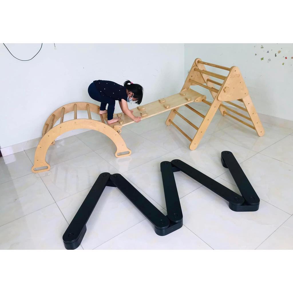 Ván thăng bằng Balance Beam TB06 100% Plywood Sono Montessori