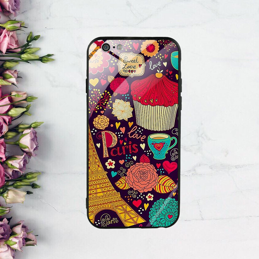 Ốp Lưng Kính Cường Lực cho điện thoại Iphone 6 / 6s - Paris 04