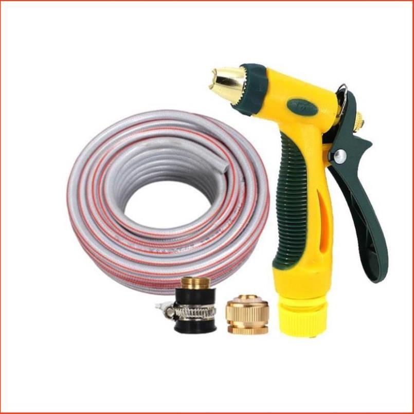 Bộ dây vòi xịt nước rửa xe, tưới cây tăng áp 3 lần,loại 3-5M 206317