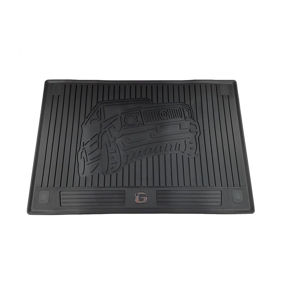 Thảm lót cốp xe ô tô Mercedes ben G nhãn hiệu Macsim 3W chất liệu TPE cao cấp màu đen