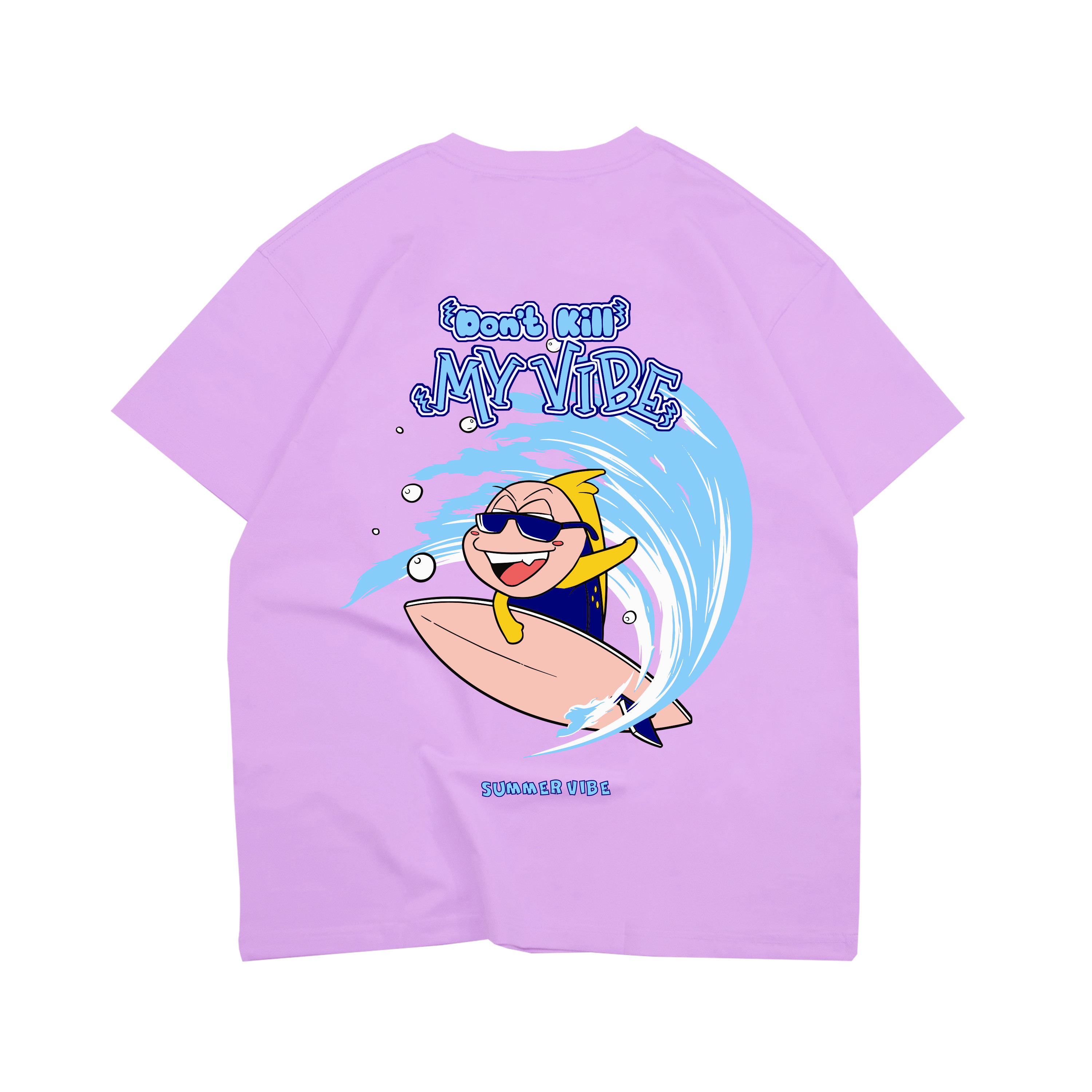 Áo Tee Surfing-Violet