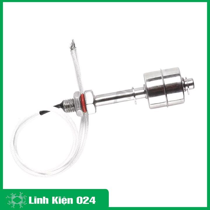 Công tắc cảm biến phao nước 2 phao thép 304 không gỉ điều chỉnh mức chất lỏng
