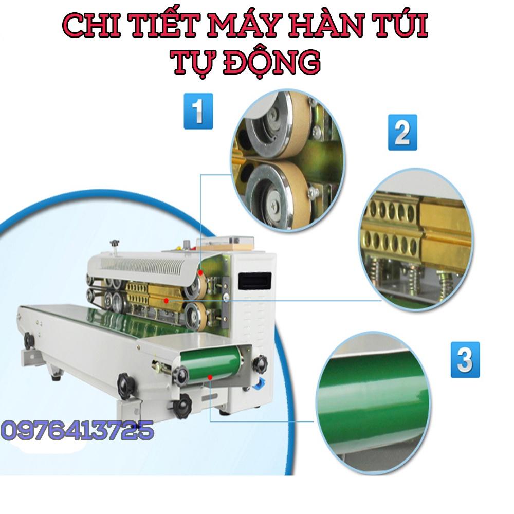 Máy Hàn Đóng Gói Miệng Túi Tự Động DBF 900, Bảo Hành 12 Tháng