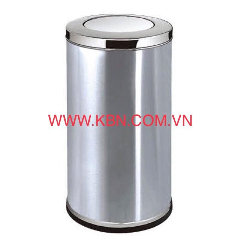 thùng rác inox bập bênh size lớn