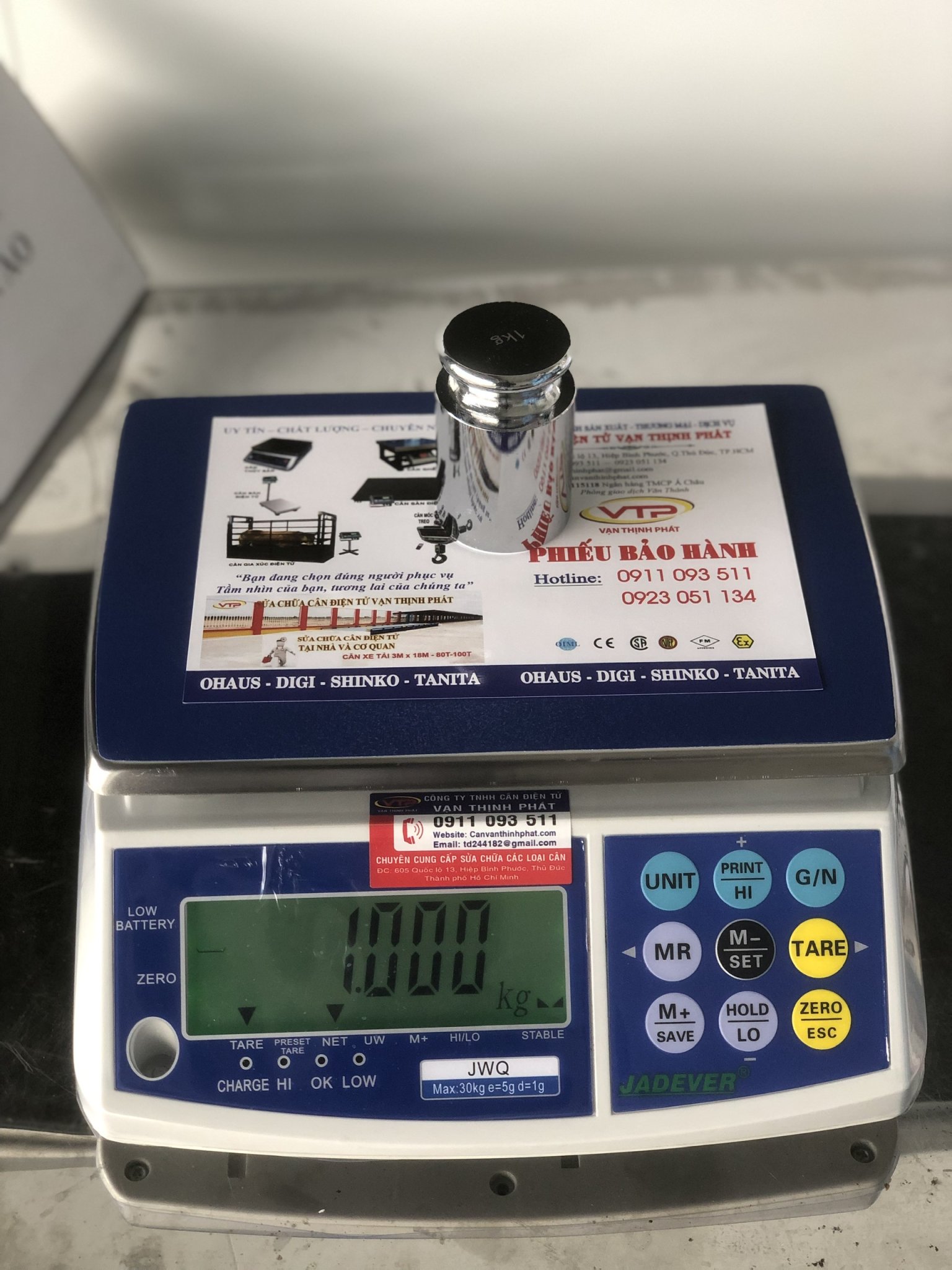 Cân Điện Tử JADEVER JCQ 3 KG