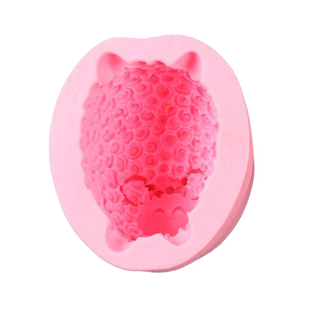 Silicone 3D Sheep Cake Fondant Mould DIY Chocolate Sugarcraft Baking Mold