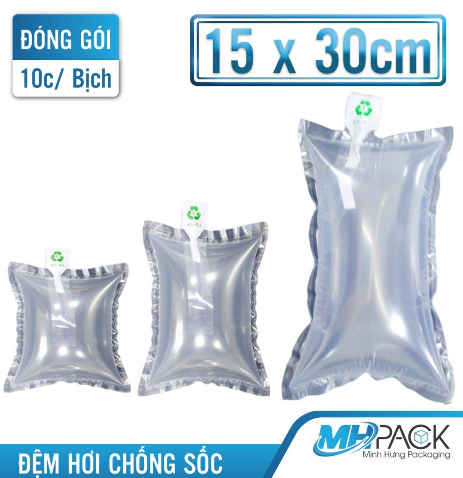 Túi đệm khí chống sốc 15x30cm bong bóng khí đệm hơi, túi hơi đệm khí, đệm hơi chèn hàng chống sốc-MHAPCK