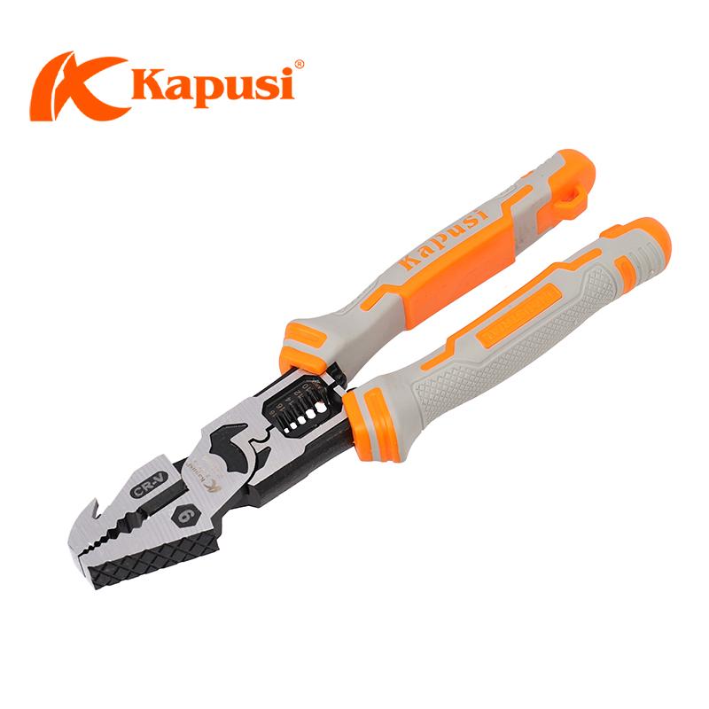 Kìm Đa Năng 9"/215mm CR-V K9021 – Kẹp, Cắt, Uốn, Tuốt Dây, Đóng Nhổ Đinh