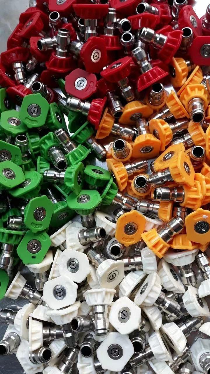 Bộ 4 béc 0°,15°,25°,40° độ máy xịt rửa xe áp lực, máy xịt rửa xe áp lực cao,BEC1234