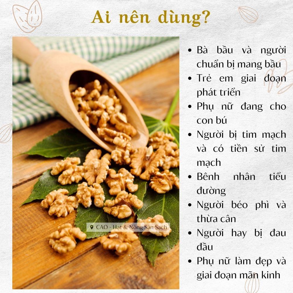 [500gr] Hạt óc chó vàng nguyên vỏ CAO FOOD nhập khẩu chính ngạch tại Mỹ - hạt dinh dưỡng cao cấp siêu dinh dưỡng