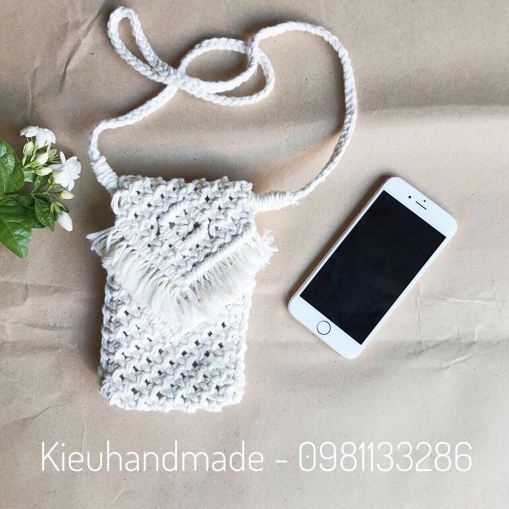 Túi điện thoại đeo chéo thời trang nữ - túi handmade