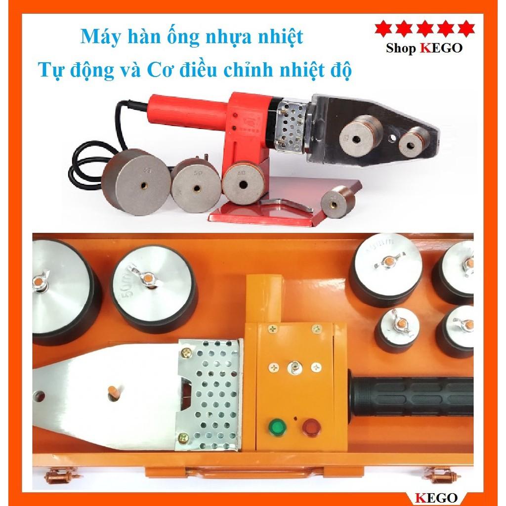 Máy Hàn nối ống nhựa chịu nhiệt tự động và chỉnh cơ từ 20-63 Loại có 2-3 Lỗ Hàn