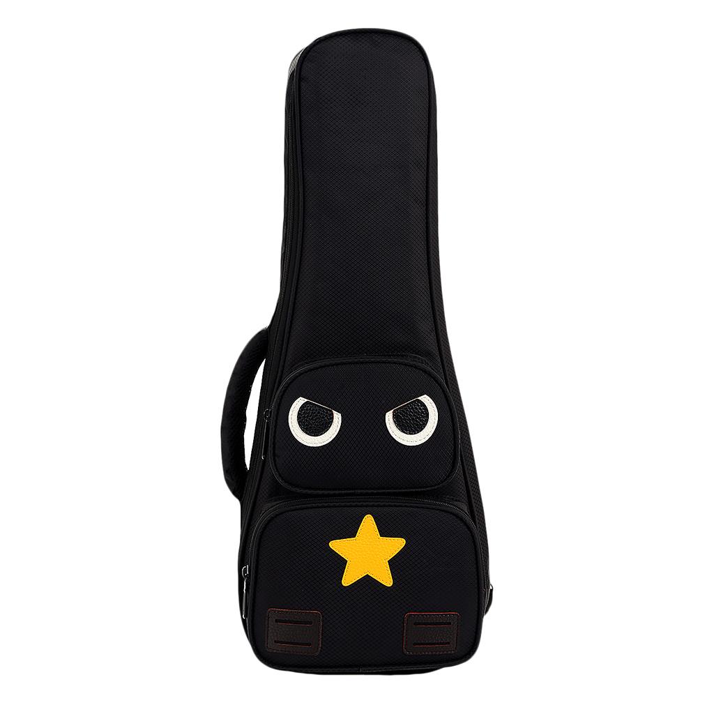 Ukulele Case Small Bass Guitar Bag Soft Cover Gig  Backpack