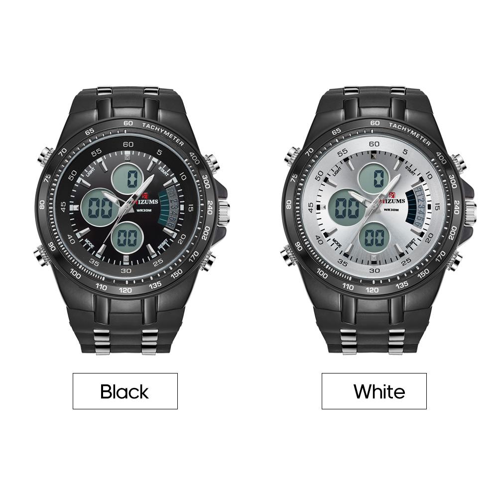 Đồng hồ Thời trang Nam MIZUMS dây bằng thép không gỉ,chống thấm nước 3ATM