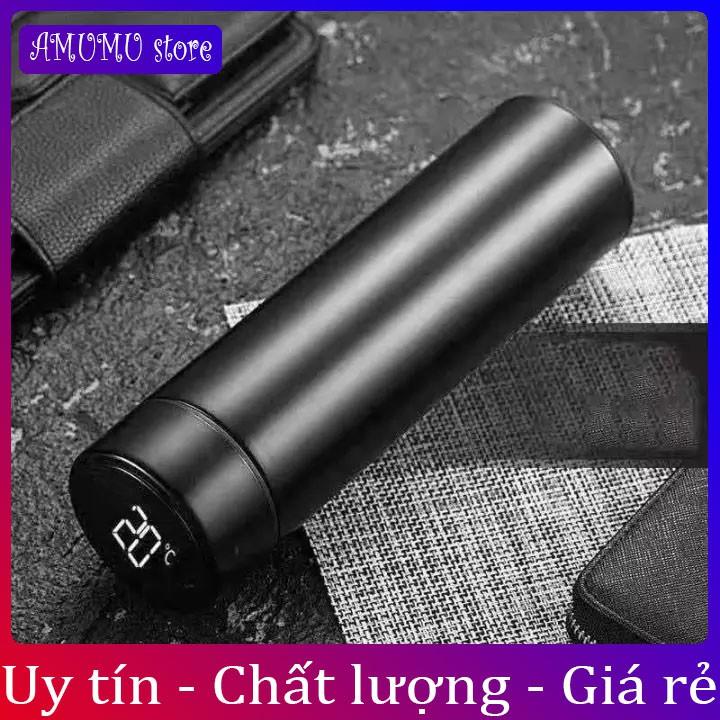 Bình Giữ Nhiệt 500ml Nắp Cảm Ứng Nhiệt Độ Inox 304 Cao cấp