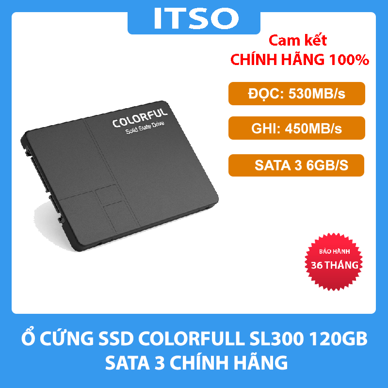 Ổ cứng SSD Colorful 128GB SL300 SATA 3 - Hàng chính hãng