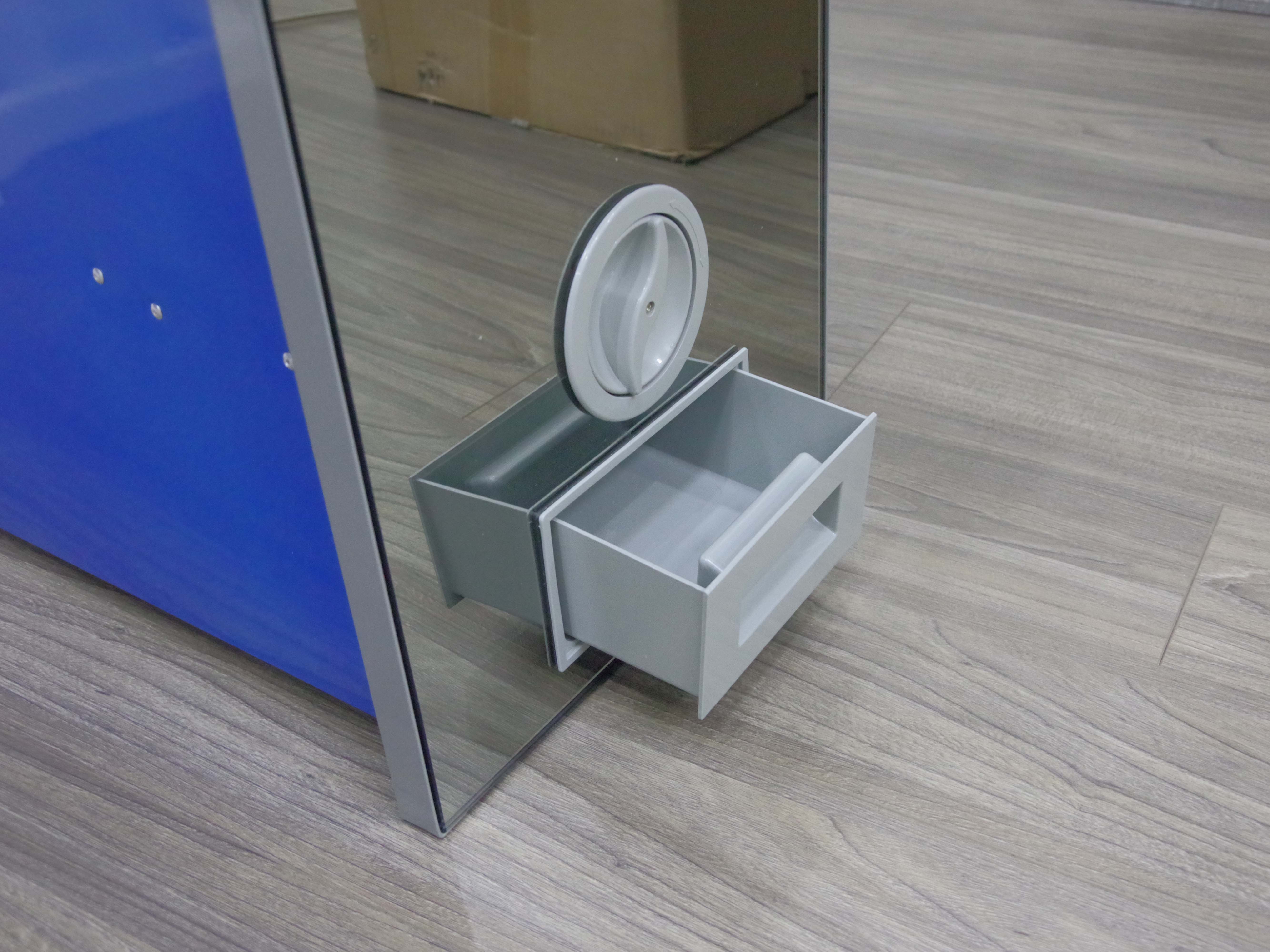 Thùng đựng gạo âm tủ mặt gương KTG-03