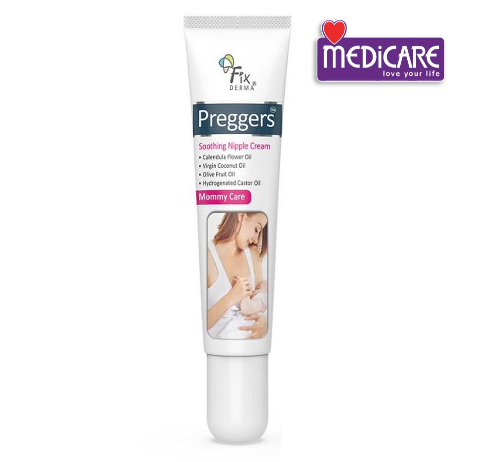 0132572 Fix Derma Preggers dưỡng ẩm mềm núm vú tuýp 20g