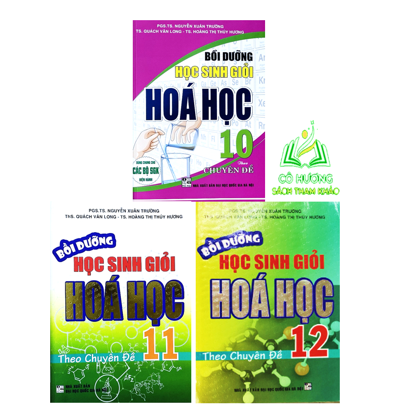 Sách - Combo Bồi Dưỡng Học Sinh Giỏi Hóa Học Theo Chuyên Đề Lớp 10, 11, 12