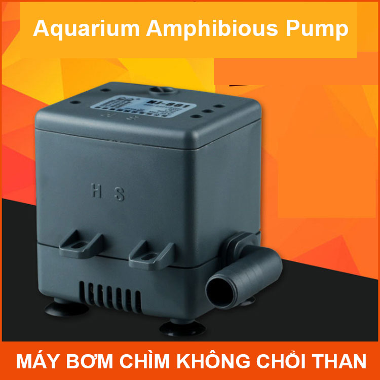 Máy Bơm Chìm Hồ Cá Thác Nước Hòn Non Bộ Tiều Cảnh 220V 20W 900L