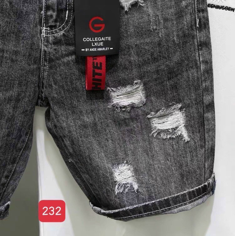 Quần Short Jean Nam Ngắn , Quần Bò Lửng Nam Co Giãn Siêu Chất OBOK Fashion MS232