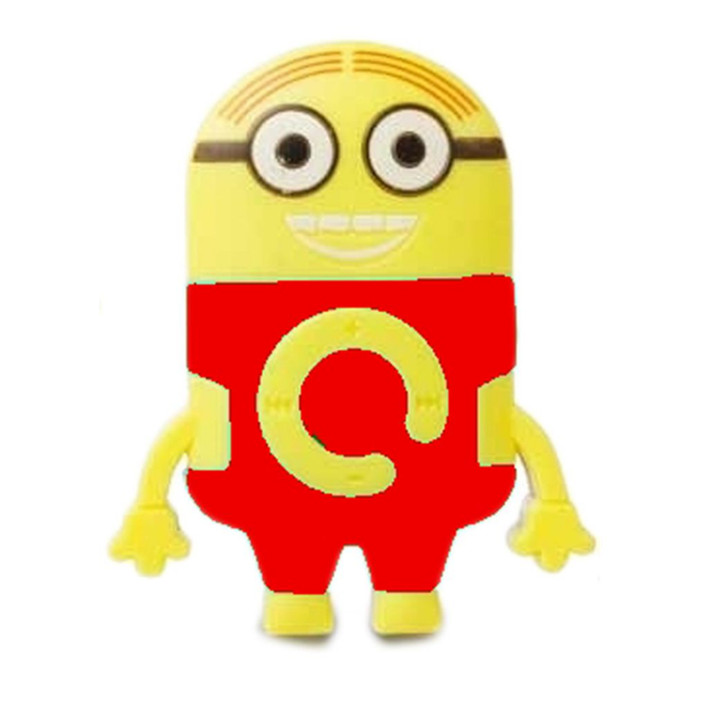 Máy Nghe nhạc Minion MP3  Có Kèm Tai nghe ( giao hàng mầu ngẫu nhiên )