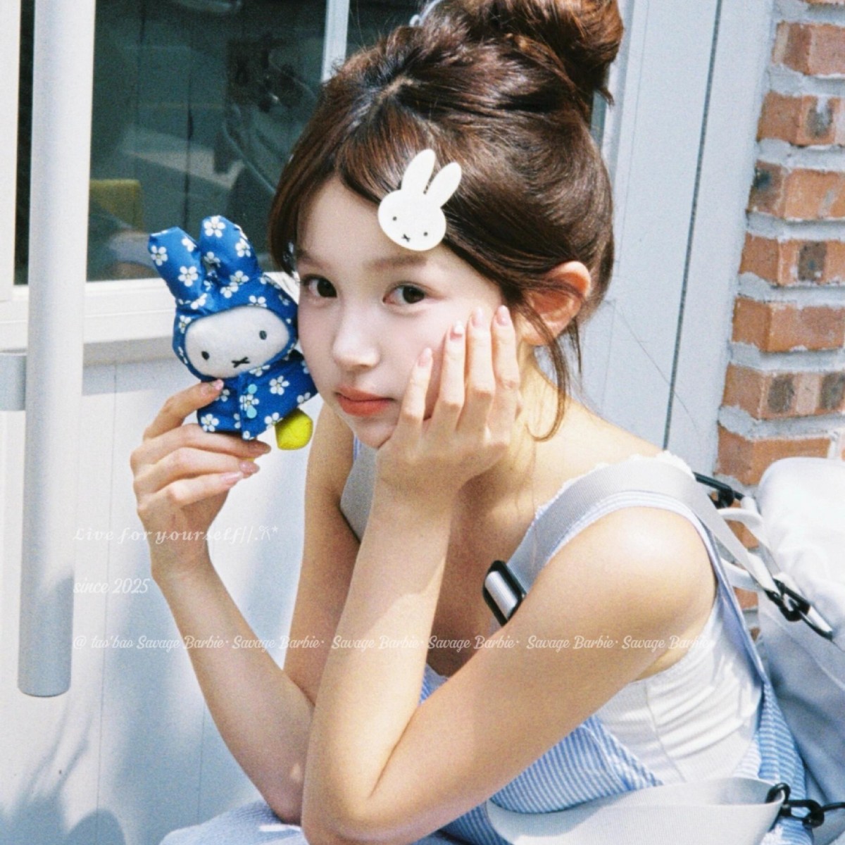 MIFFY móc khoá miffy gấu bông ship hoả tốc hcm Gấu bông Miffy Rainy Day Plushies 12cm