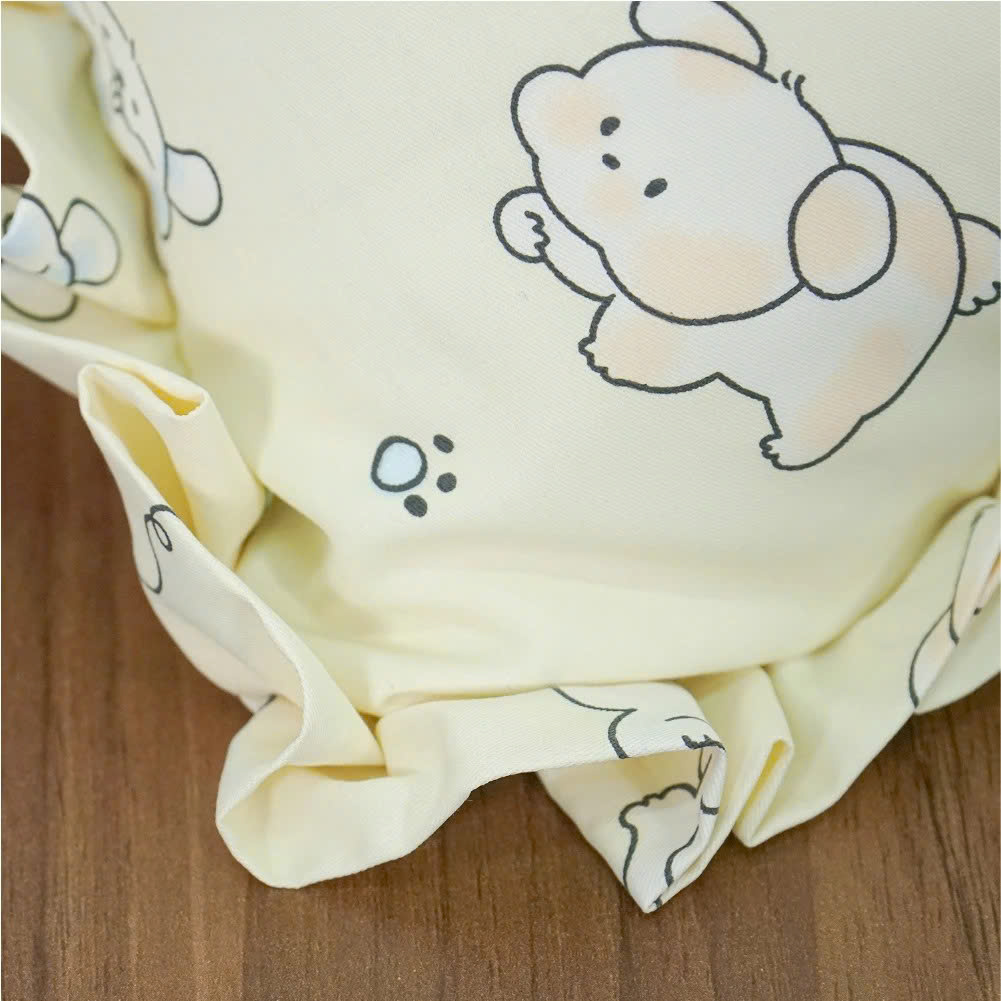 Gối lông vũ nhân tạo em bé TATANA + Tặng áo gối ( Màu ngẫu nhiên )