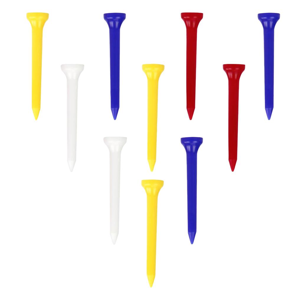 Unbreakable Golf Tees 0.47inch Width Golf Nails Mixed Color for Various Golf Clubs Stronger than Wood Tees