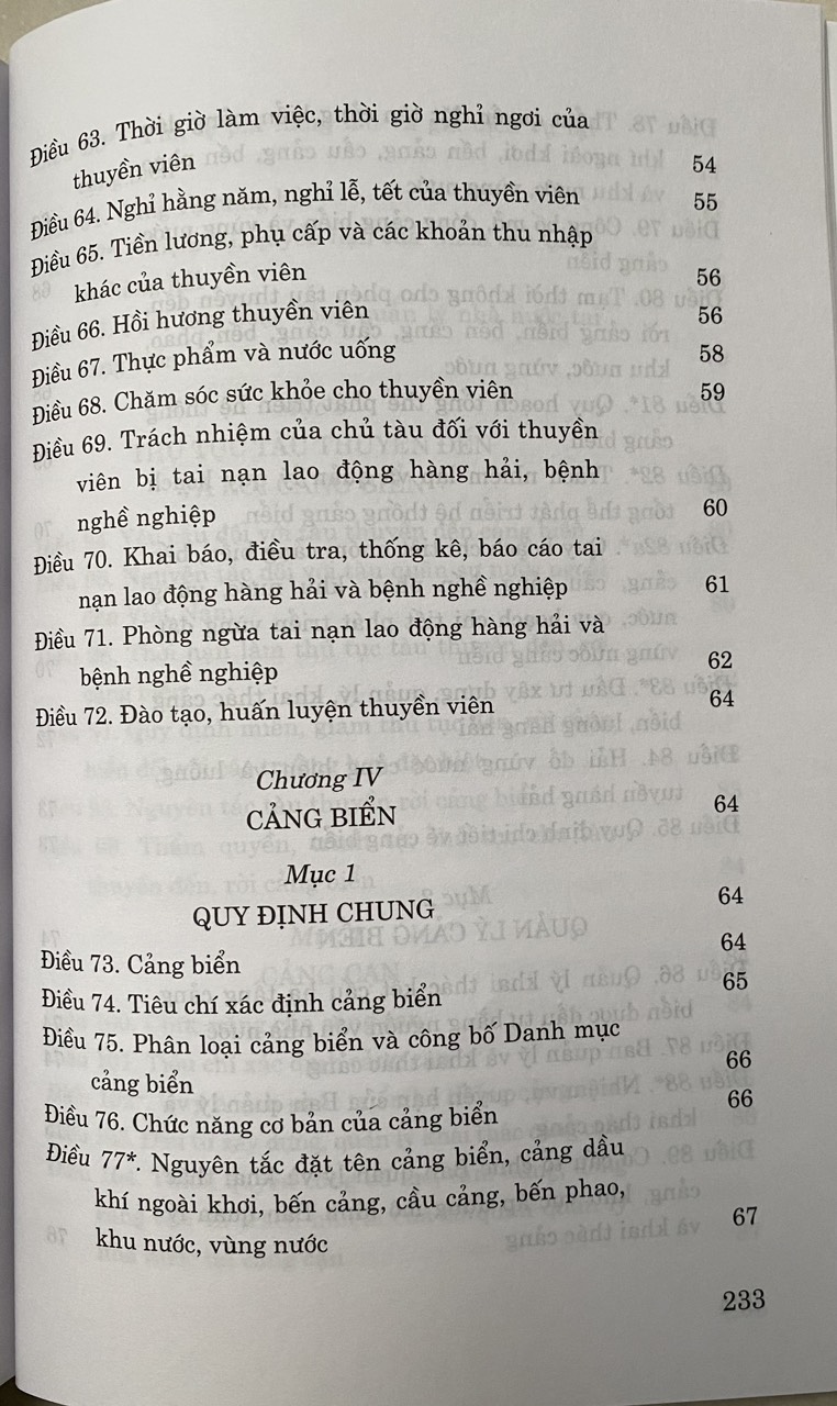 Bộ Luật Hàng Hải Việt Nam năm 2015 ( sửa đổi, bổ sung năm 2018, 2023 )