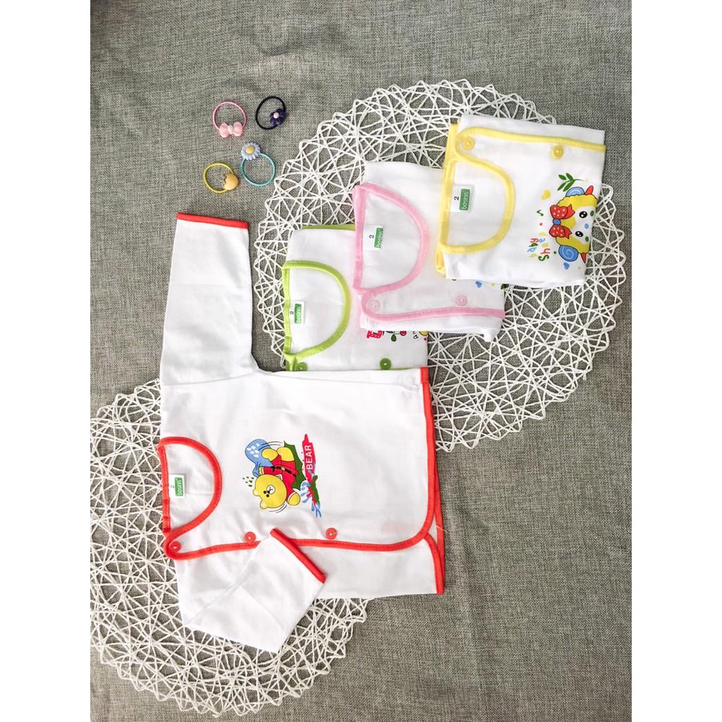 Combo 3 bộ cotton trắng cho bé
