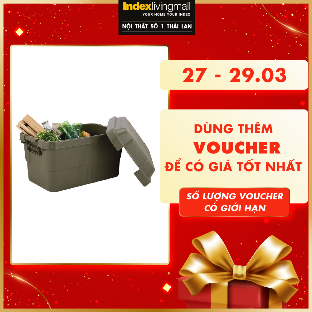 Thùng Lưu Trữ 50L HULKER Index Living Mall