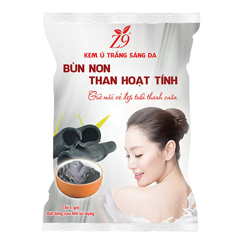 KEM Ủ TRẮNG SÁNG DA bùn non than hoạt tính 110g Z9