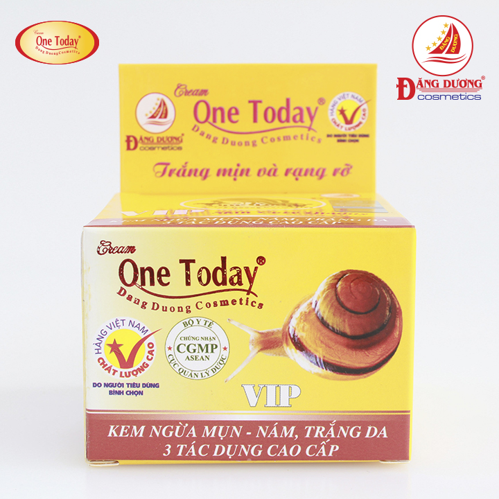 ONE TODAY - KEM NGỪA MỤN - NÁM TRẮNG DA 3 TÁC DỤNG CAO CẤP (VIP) - 15g