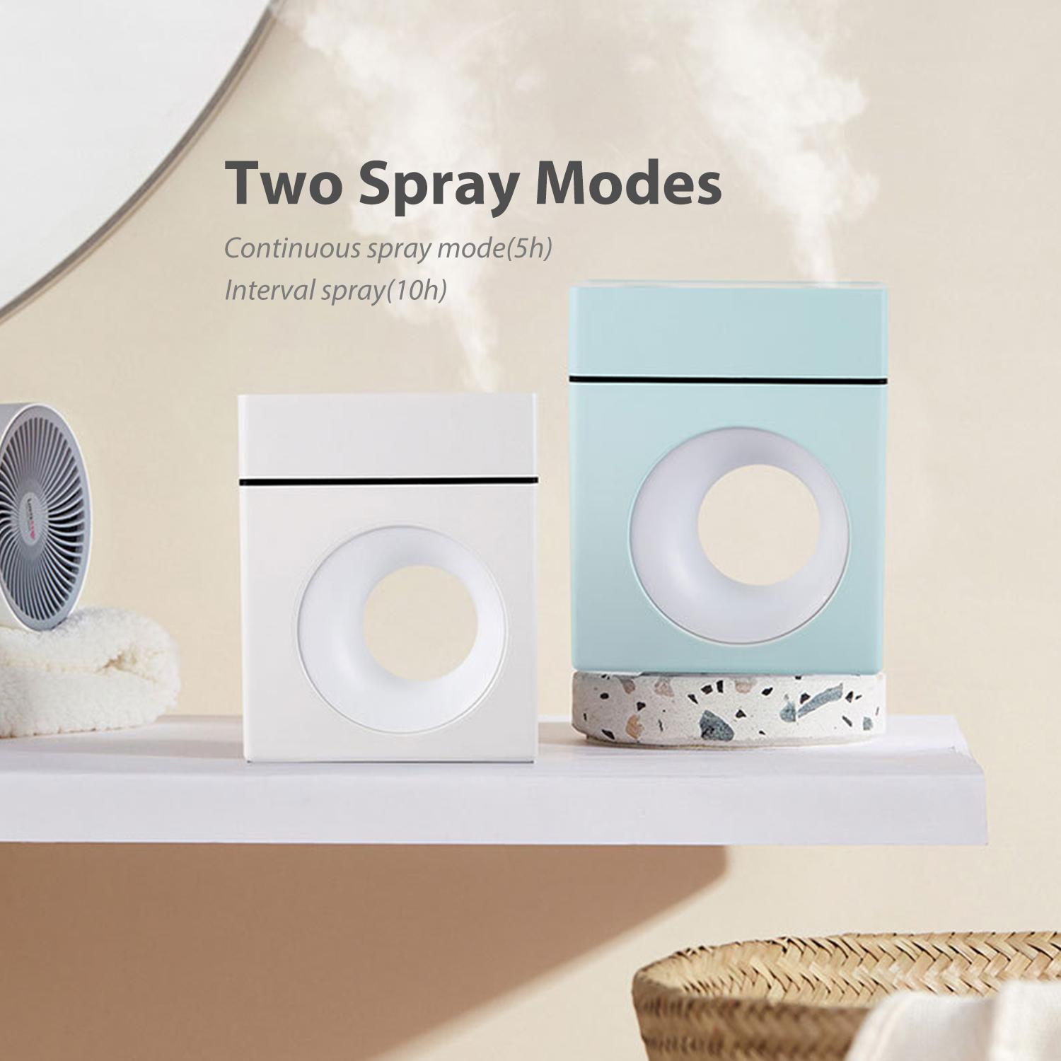 Máy tạo độ ẩm Mini 500mL Máy khuếch tán hương thơm làm mát không khí có đèn