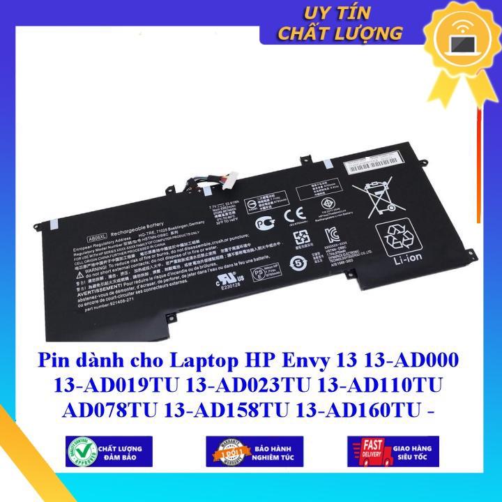 Pin dùng cho Laptop HP Envy 13 13-AD000 13-AD019TU 13-AD023TU 13-AD110TU AD078TU 13-AD158TU 13-AD160TU - AB06XL - Hàng Nhập Khẩu New Seal