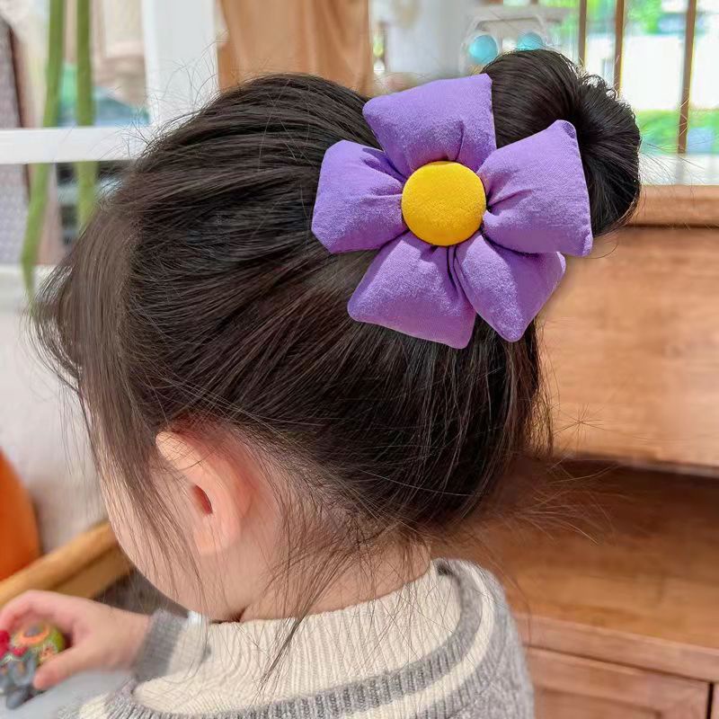 Dây buộc tóc , phụ kiện tạo kiểu tóc hình hoa dễ thương