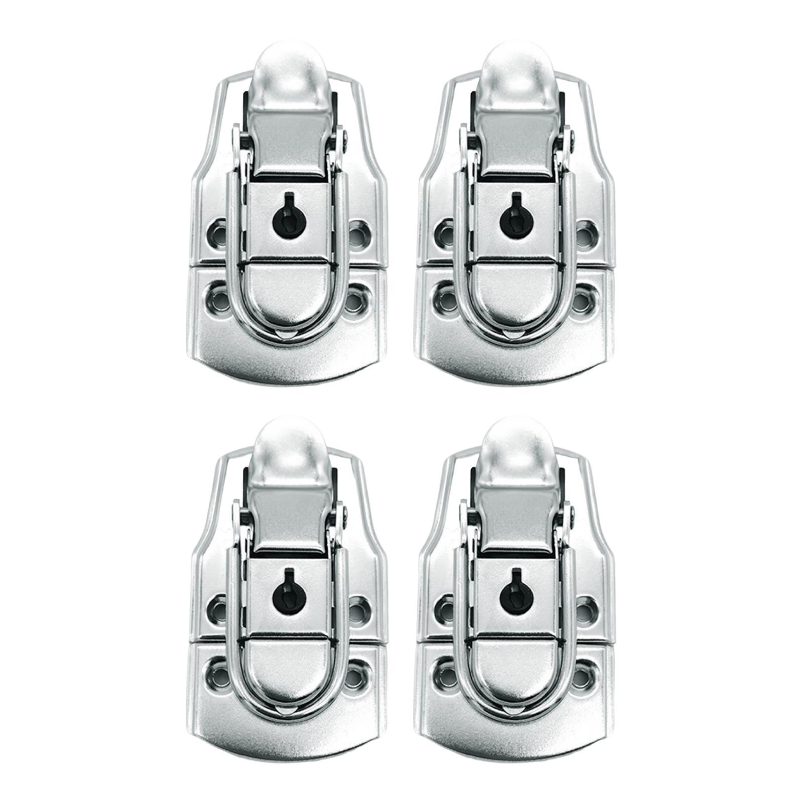 4x Toggle Hasp Latch Locked Buckles for Wooden Box Jewelry Box