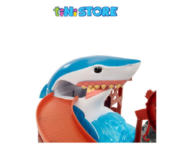 Bộ đồ chơi đường đua hàm cá mập kèm xe đổi màu Teamsterz