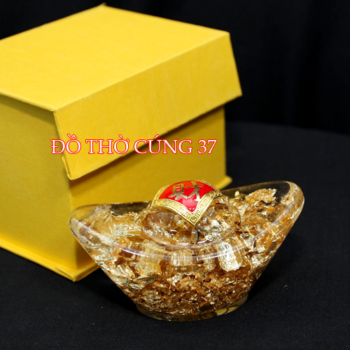 Thỏi vàng thủy tinh phong thủy